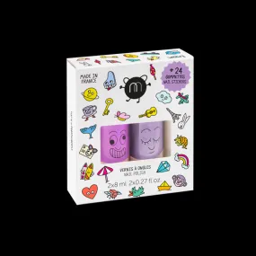2 water-based nail polishes : Marshi   Piglou