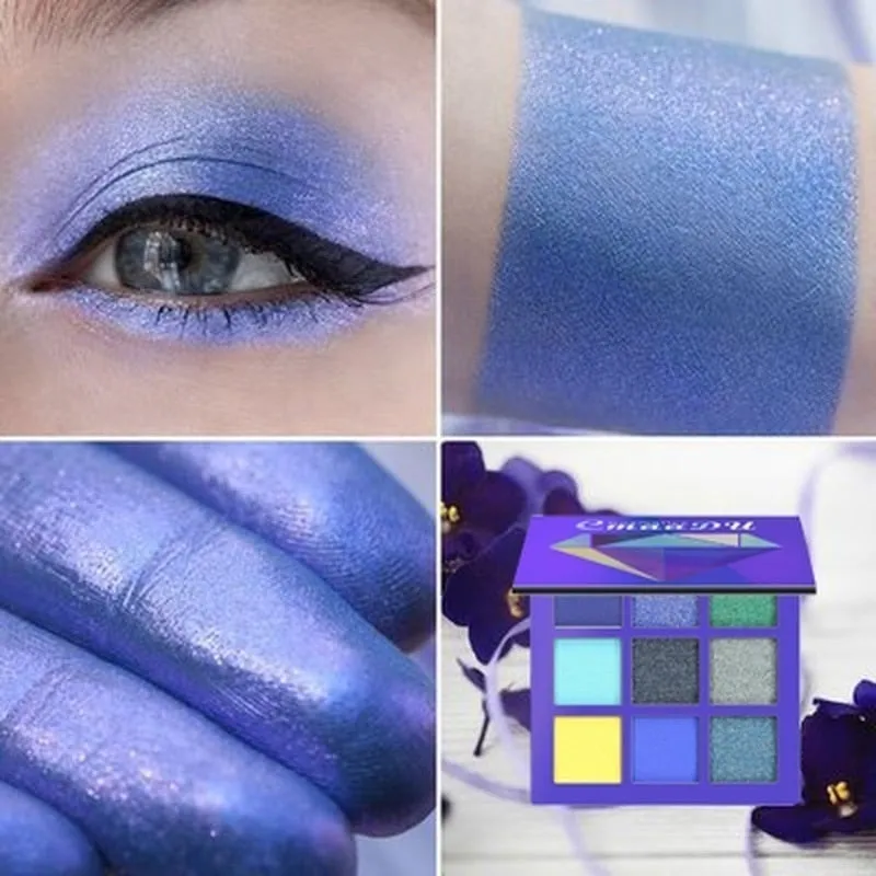 9 color Diamond Bright Eye Shadow Palette Makeup Kit
