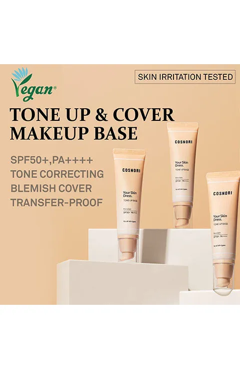COSNORI Your Skin Dress Toneup Base SPF 50  PA     (50ml)