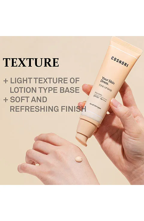 COSNORI Your Skin Dress Toneup Base SPF 50  PA     (50ml)
