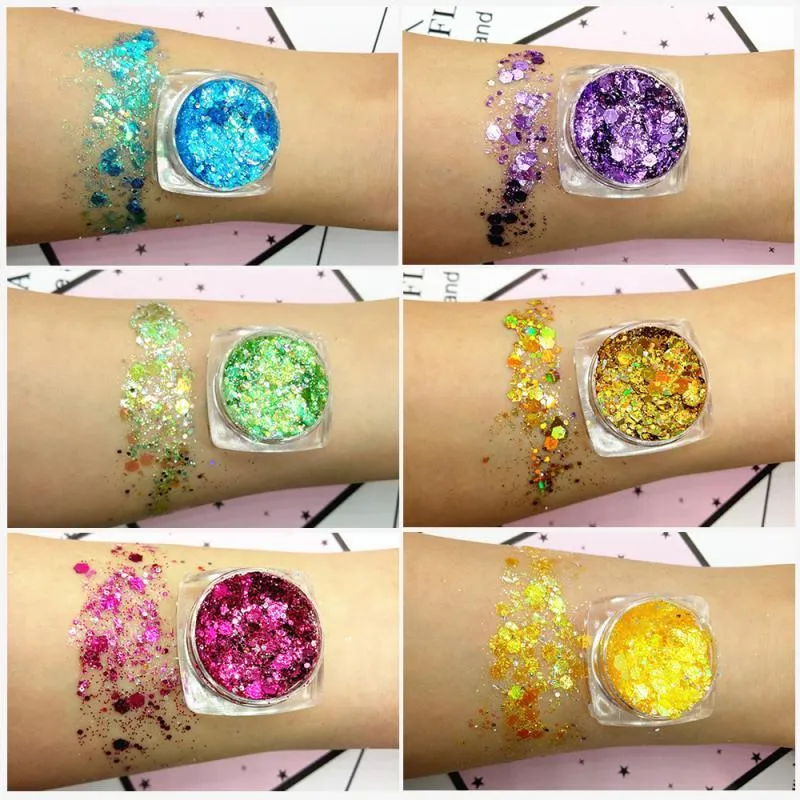 Diamond Sequins Long Lasting Shimmer Glitter Mermaid Sequins Eyeshadow