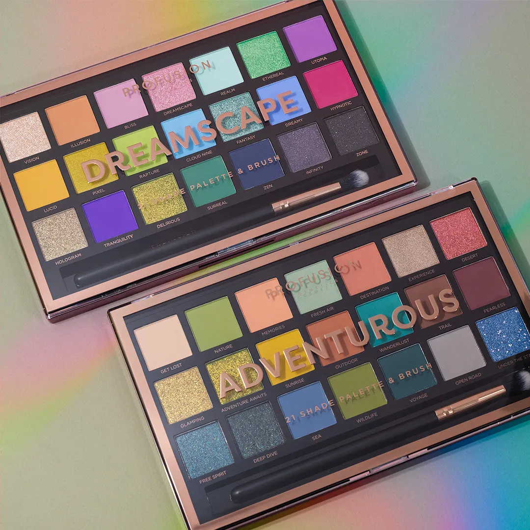Dreamscape 21 Shade Palette & Brush