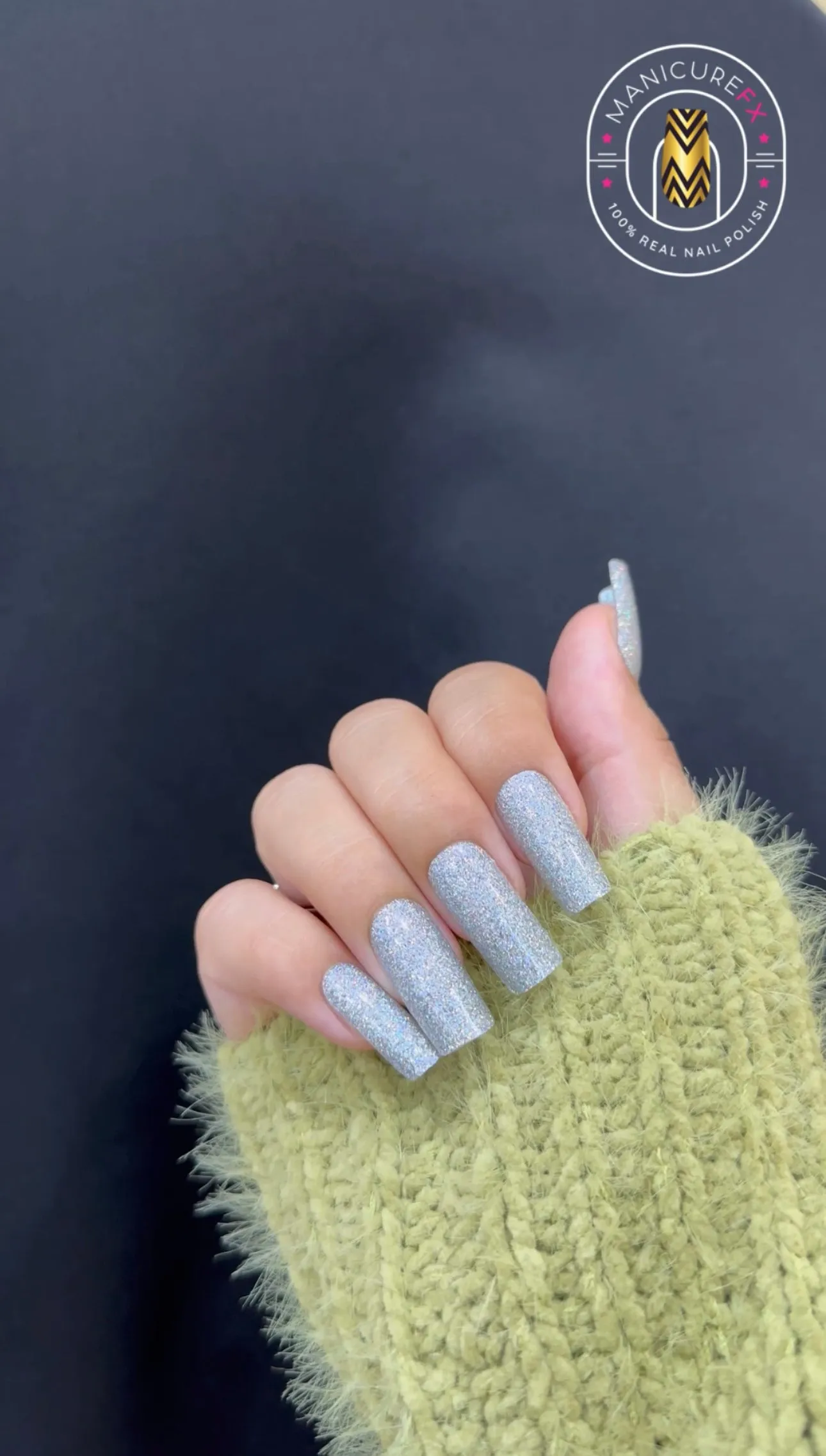 Grey Molecule - Nail Wraps (Standard)