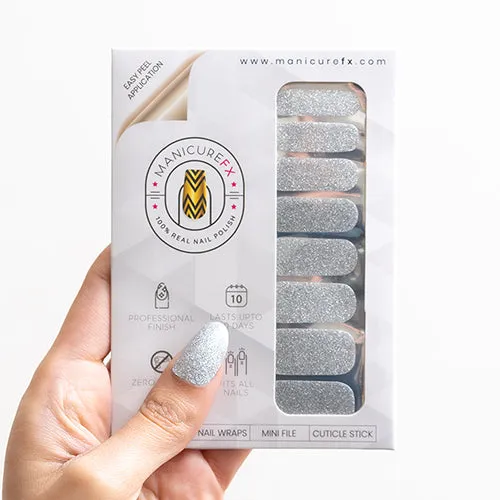 Grey Molecule - Nail Wraps (Standard)