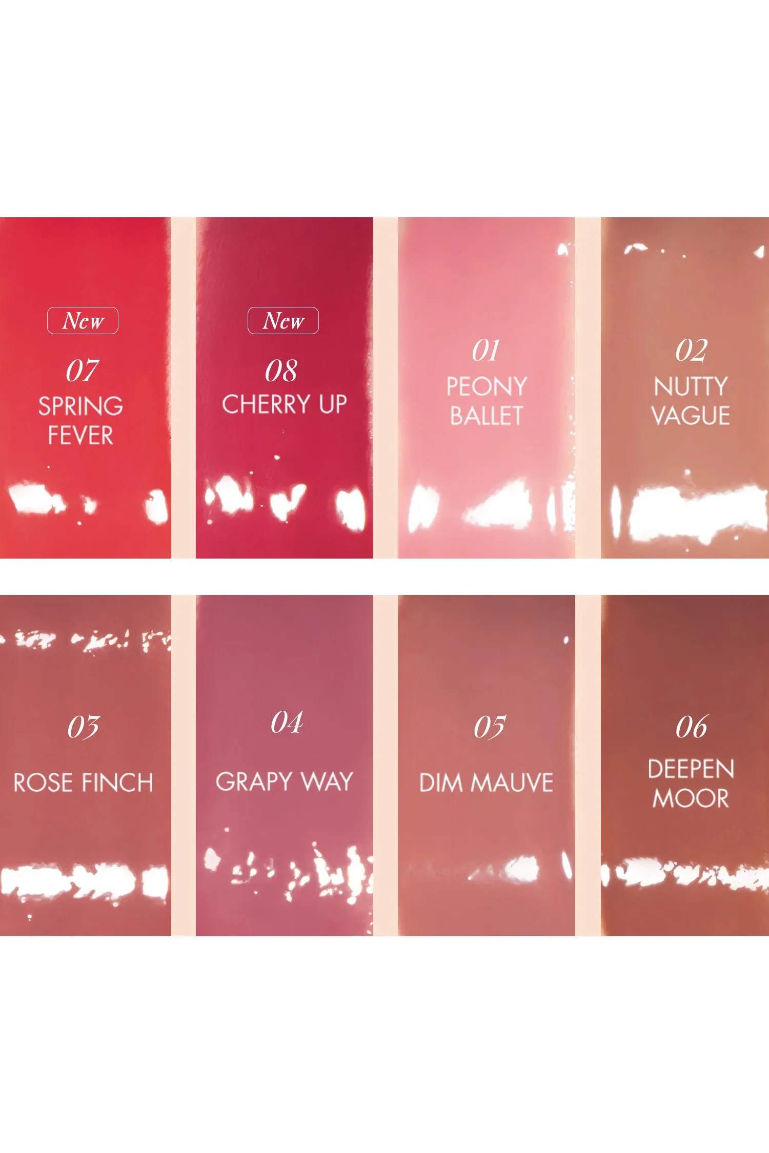Romand - Glasting Color Gloss #08 Cherry Up